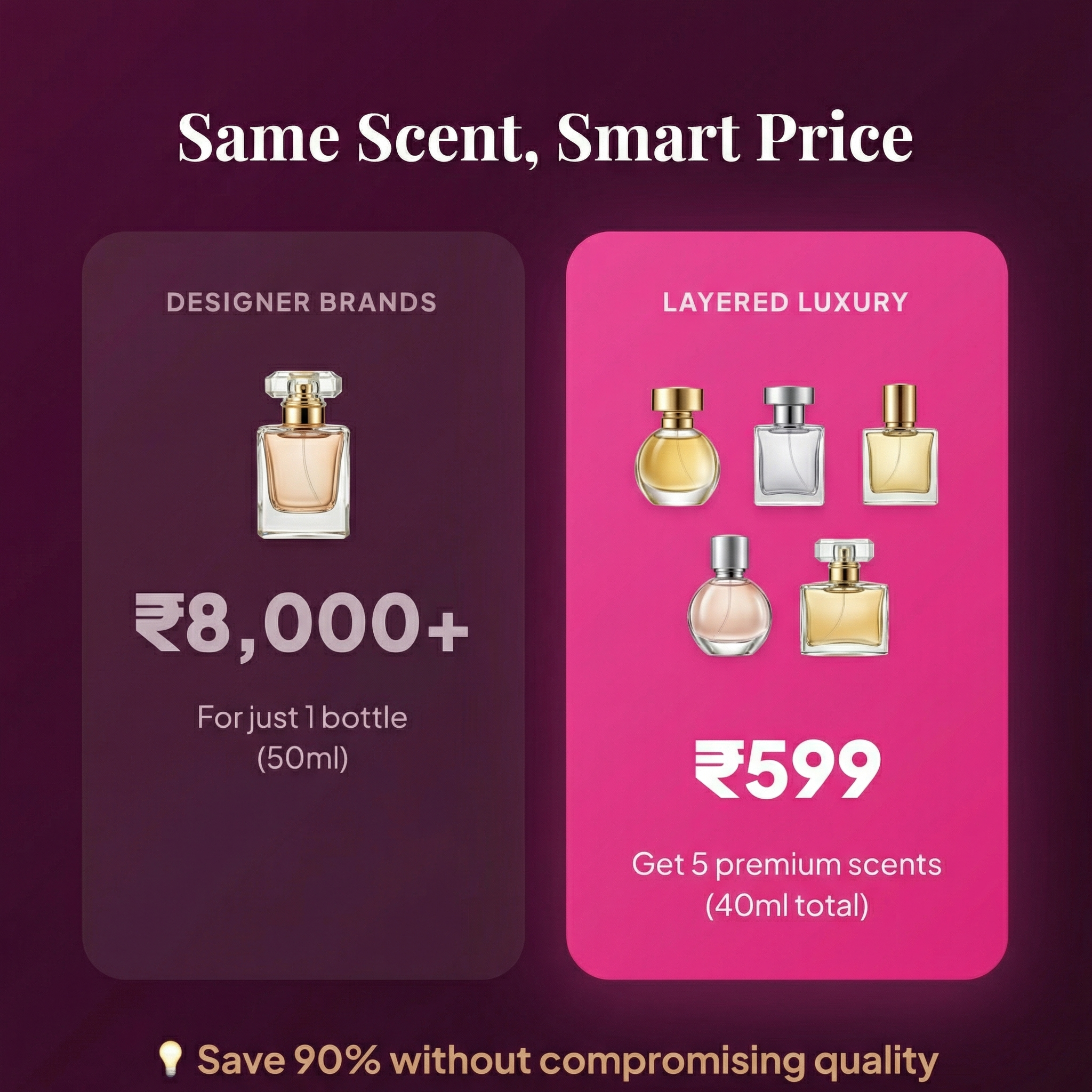 Mystery Luxury Miniatures Pack of 5 - Original Scents